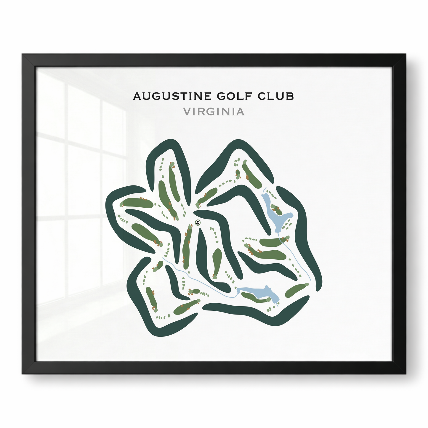 Augustine Golf Club, Virginia - Printed Golf Courses