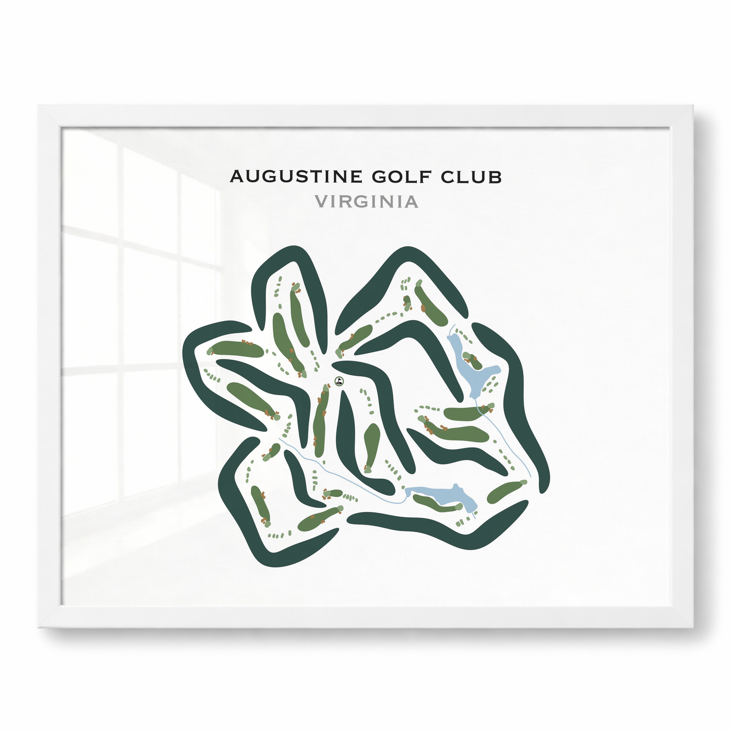 Augustine Golf Club, Virginia - Printed Golf Courses
