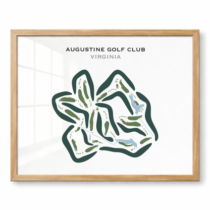 Augustine Golf Club, Virginia - Printed Golf Courses