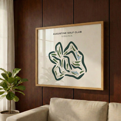 Augustine Golf Club, Virginia - Printed Golf Courses