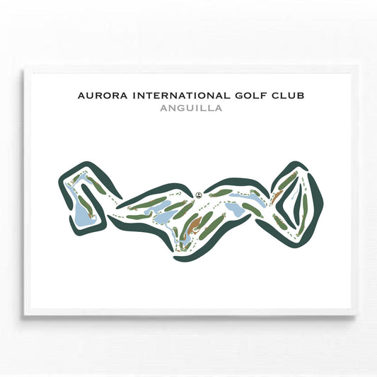 Aurora International Golf Club, Anguilla - Printed Golf Courses