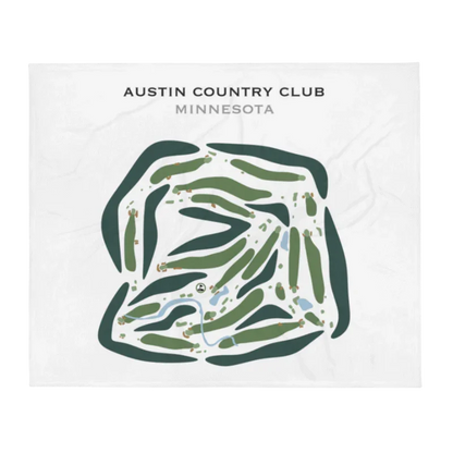 Austin Country Club, Minnesota - Printed Golf Courses