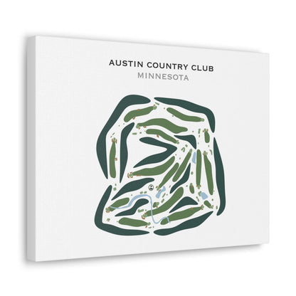 Austin Country Club, Minnesota - Printed Golf Courses