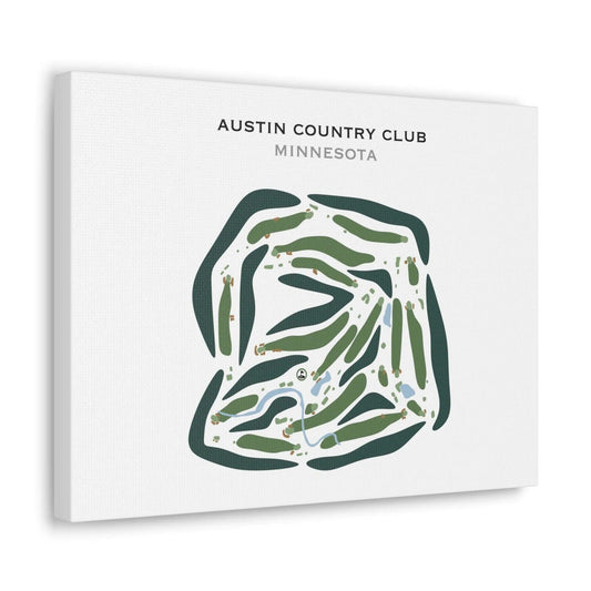 Austin Country Club, Minnesota - Printed Golf Courses