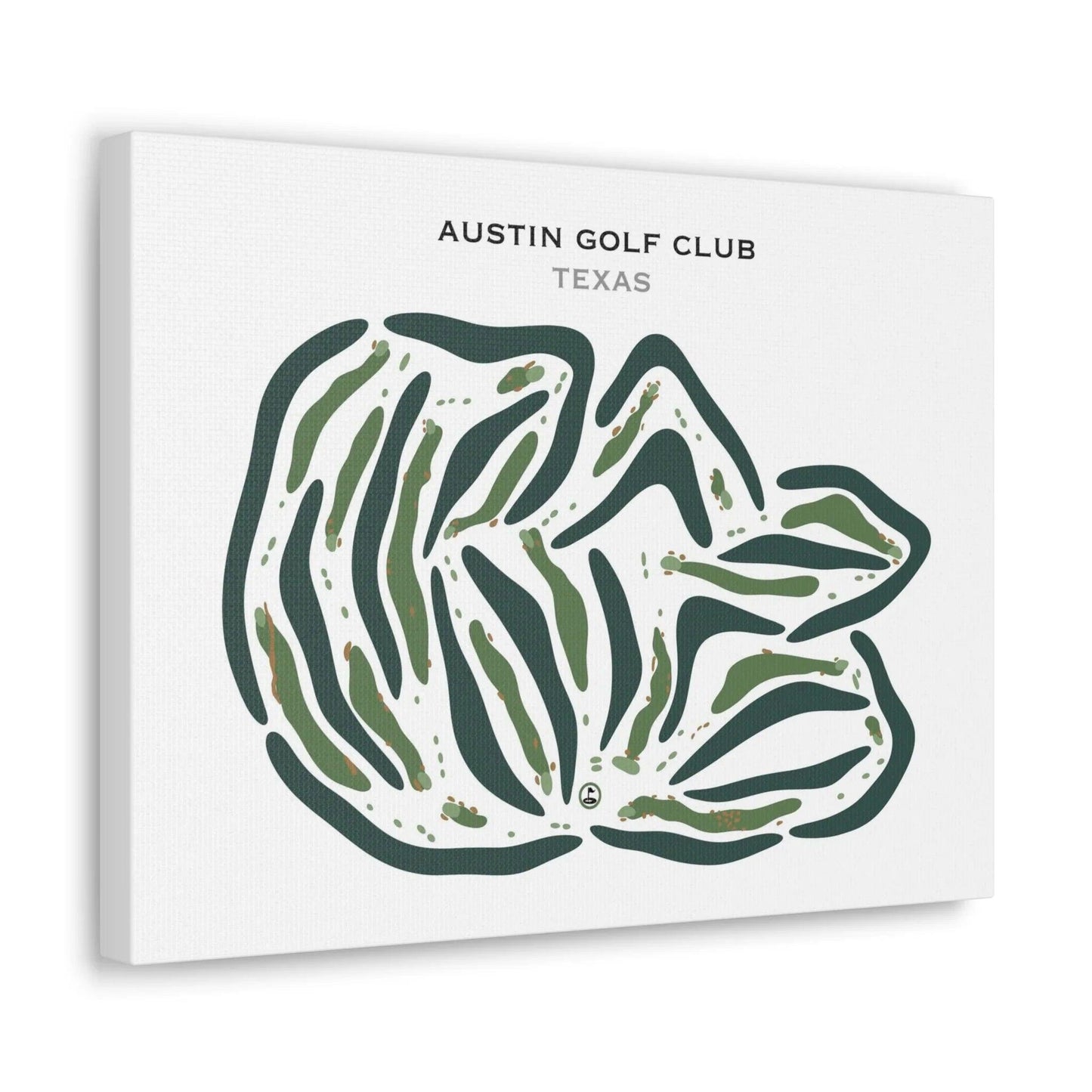 Austin Golf Club, Texas - Printed Golf Courses
