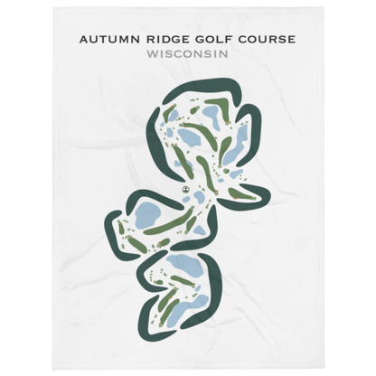 Autumn Ridge Golf Course, Wisconsin - Printed Golf Courses