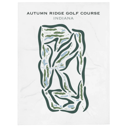 Autumn Ridge Golf Course, Indiana - Printed Golf Courses
