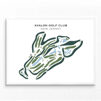 Avalon Golf Club, New Jersey - Printed Golf Courses