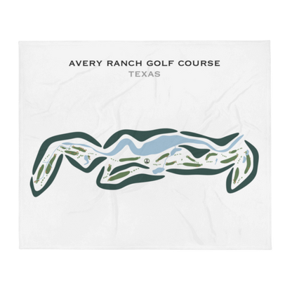 Avery Ranch Golf Course, Texas - Printed Golf Courses