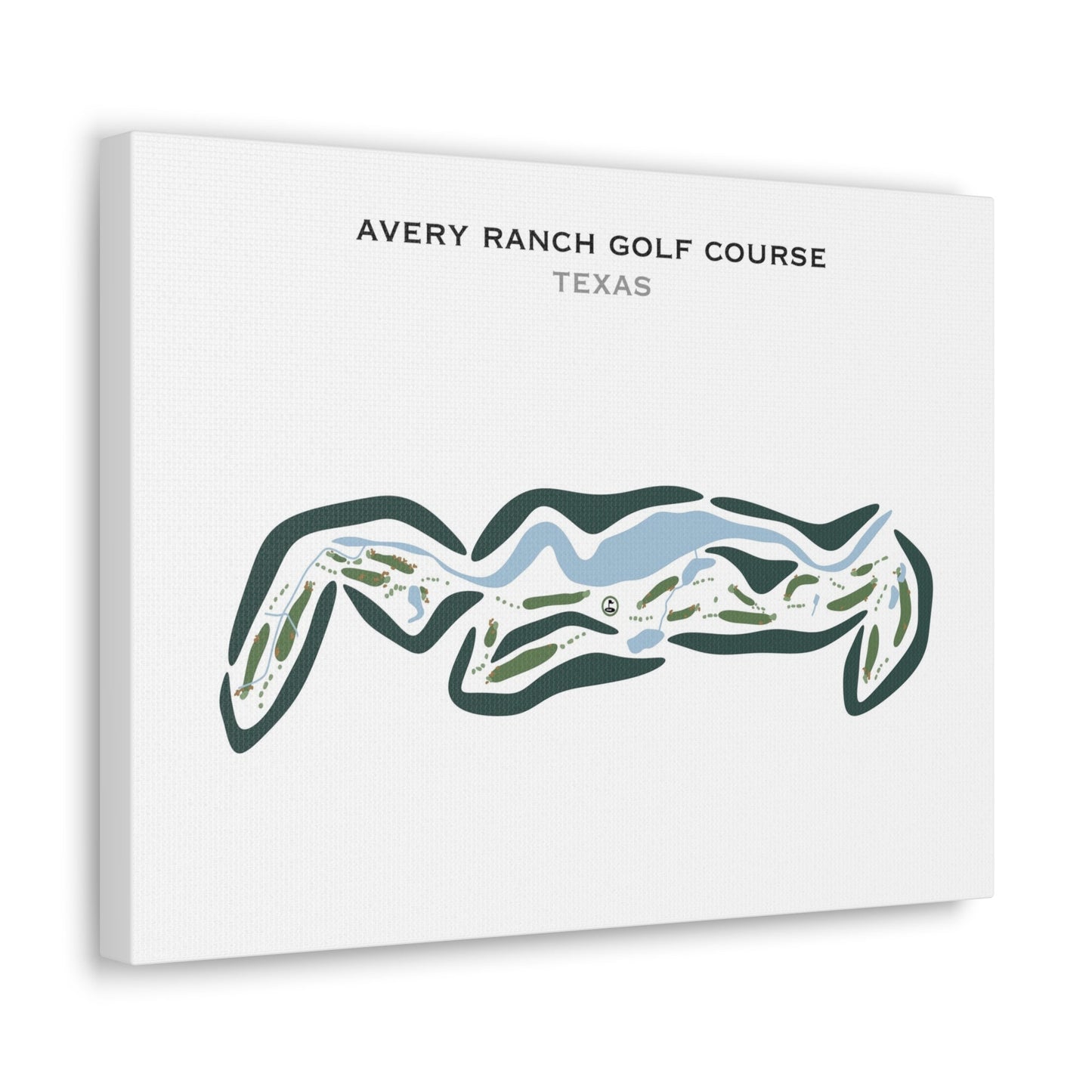 Avery Ranch Golf Course, Texas - Printed Golf Courses