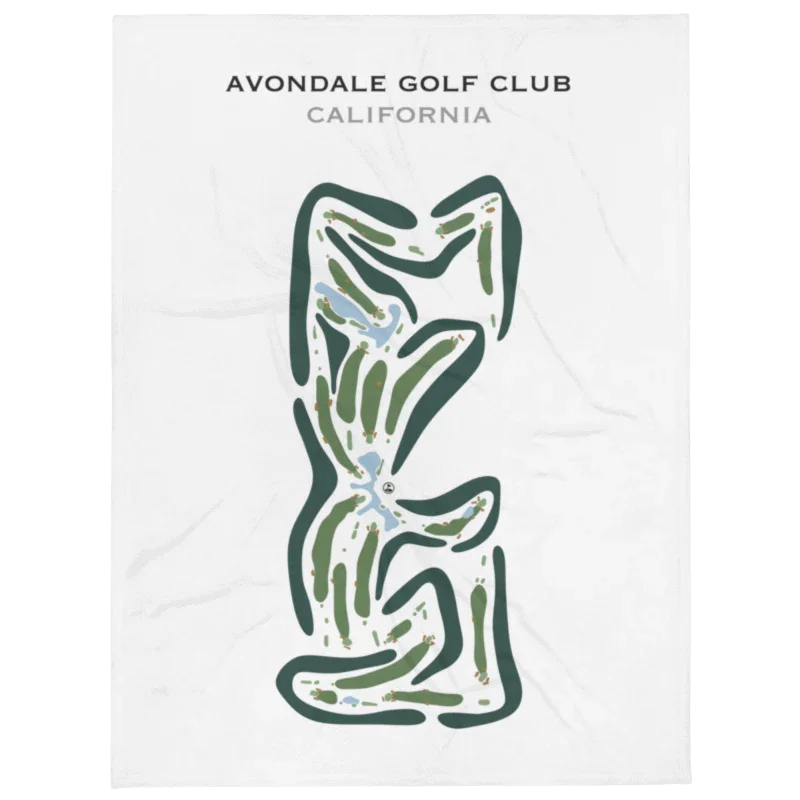 Avondale Golf Club, California - Printed Golf Courses