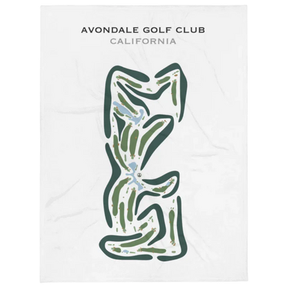 Avondale Golf Club, California - Printed Golf Courses