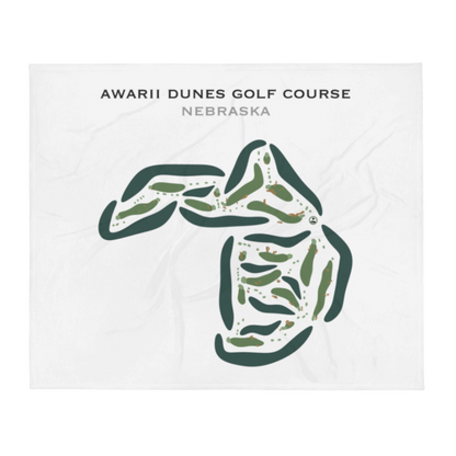 Awarii Dunes Golf Course, Nebraska - Printed Golf Courses