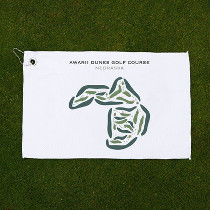 Awarii Dunes Golf Course, Nebraska - Printed Golf Courses