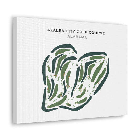 Azalea City Golf Course, Alabama - Printed Golf Courses