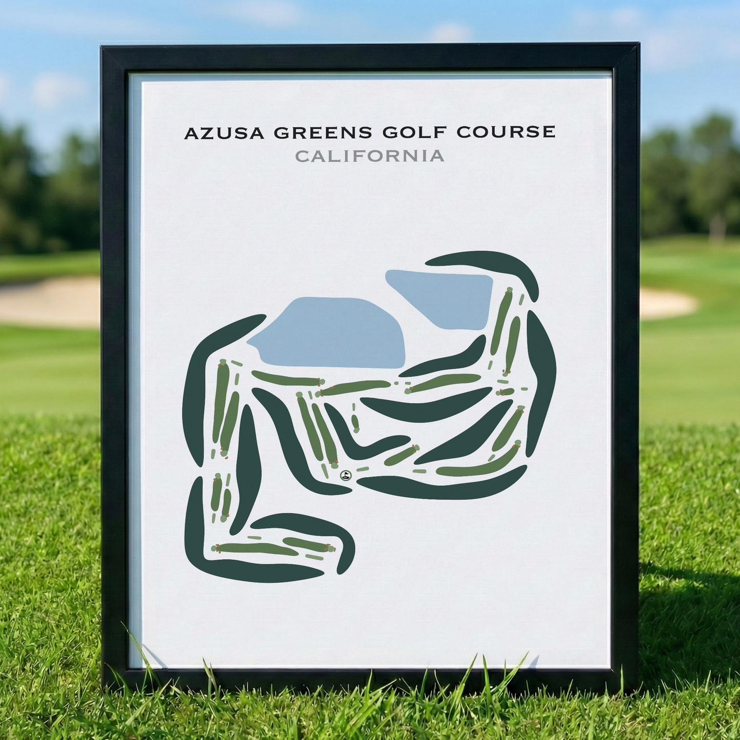 Gator Creek Golf Course, California - Printed Golf Courses