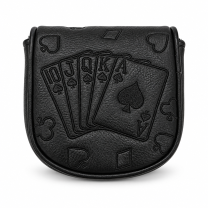 Black Royal Flush DF3 Center-Shaft Mallet Putter Cover