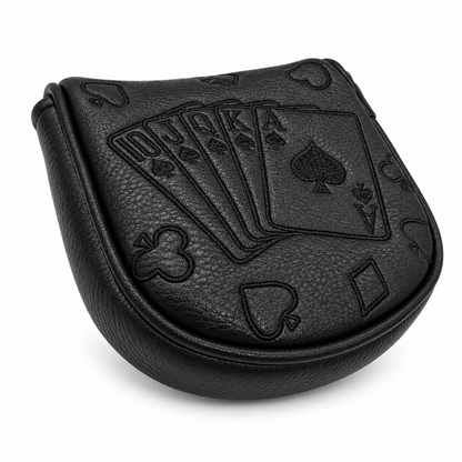 Black Royal Flush DF3 Center-Shaft Mallet Putter Cover