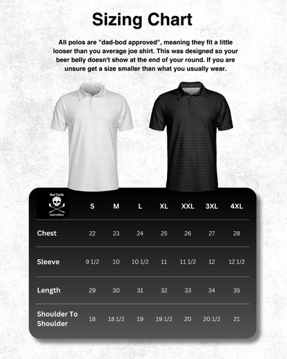 Bad Cards Performance Polo (Black)