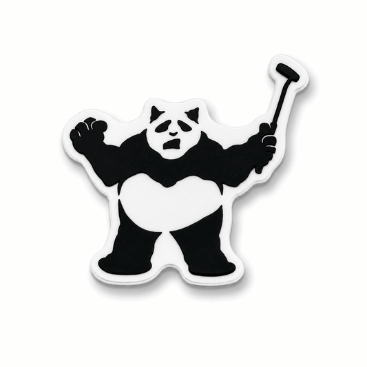 Panda 19 Golf Sticker