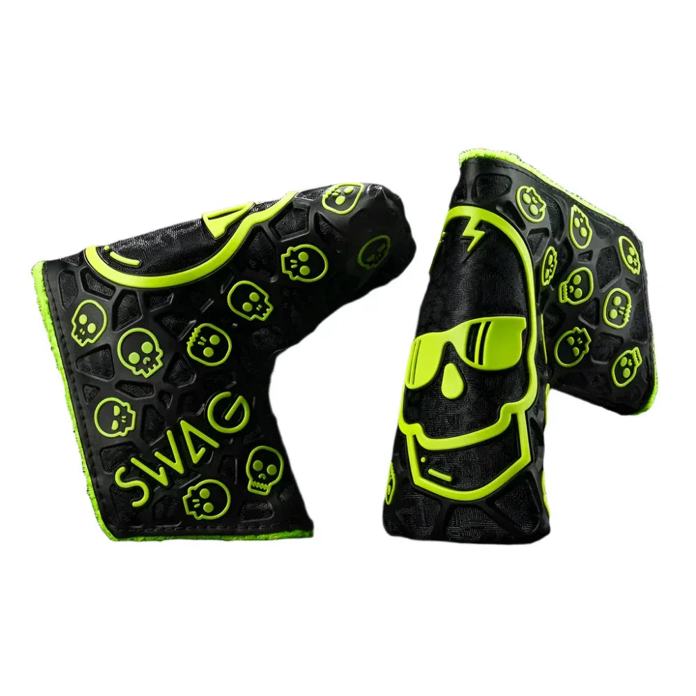 Swag Golf - Eclipse Ecto Flare Skull TPU Blade Putter Headcover *opened, no bag* - GOLF LEAGUE