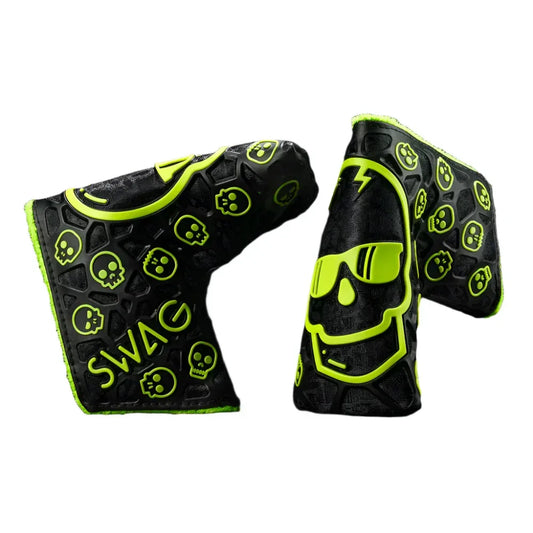 Swag Golf - Eclipse Ecto Flare Skull TPU Blade Putter Headcover *opened, no bag* - GOLF LEAGUE