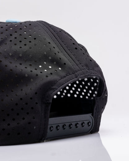 Cactus Black - Perforated Rope Hat