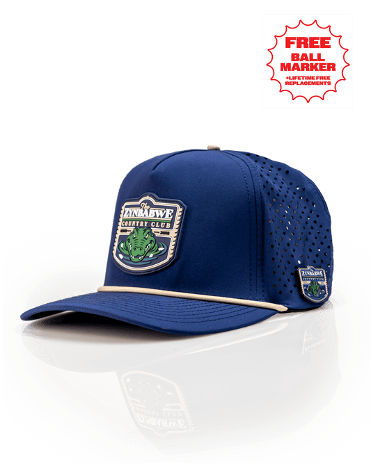 Zynbabwe Country Club Navy - Perforated Rope Hat
