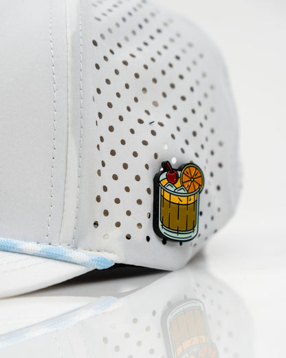 Old Fashioned White - Perforated Rope Hat