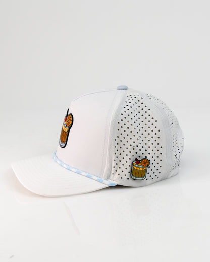 Old Fashioned White - Perforated Rope Hat