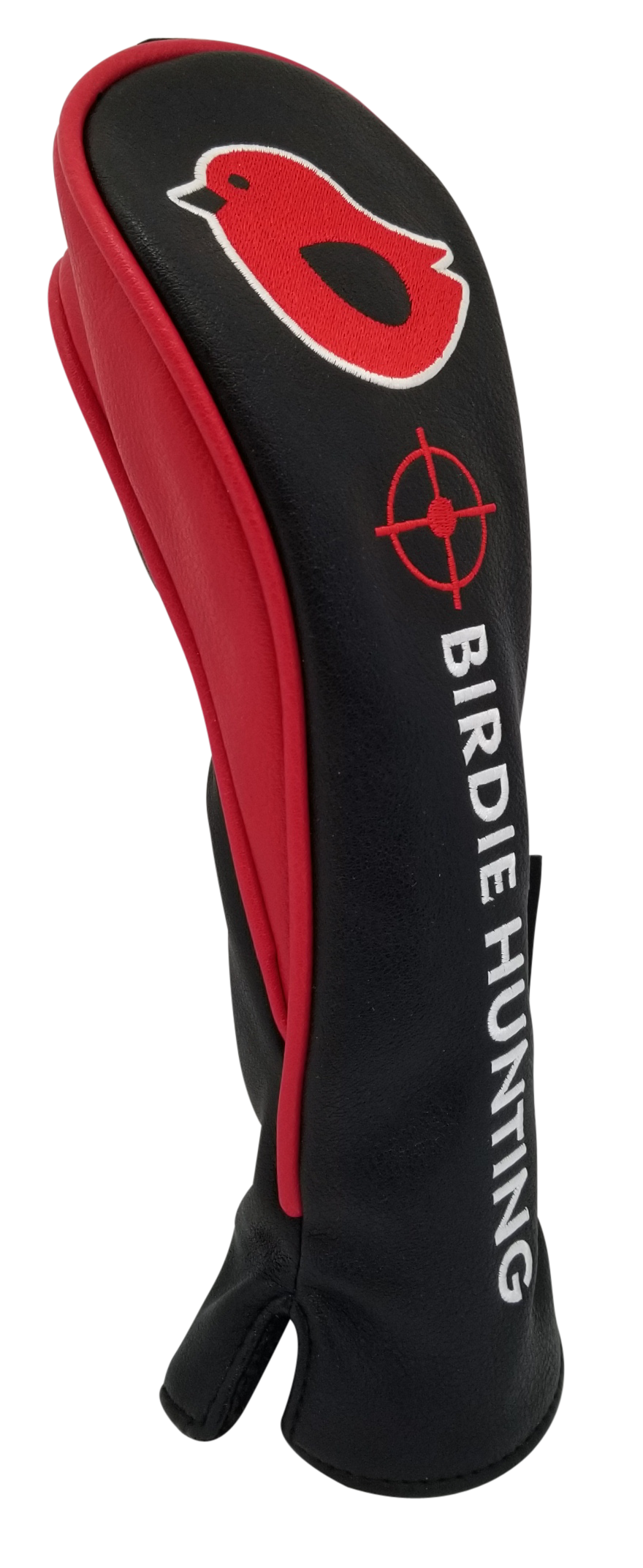 Birdie Hunting Embroidered Hybrid Headcover - Red by ReadyGOLF