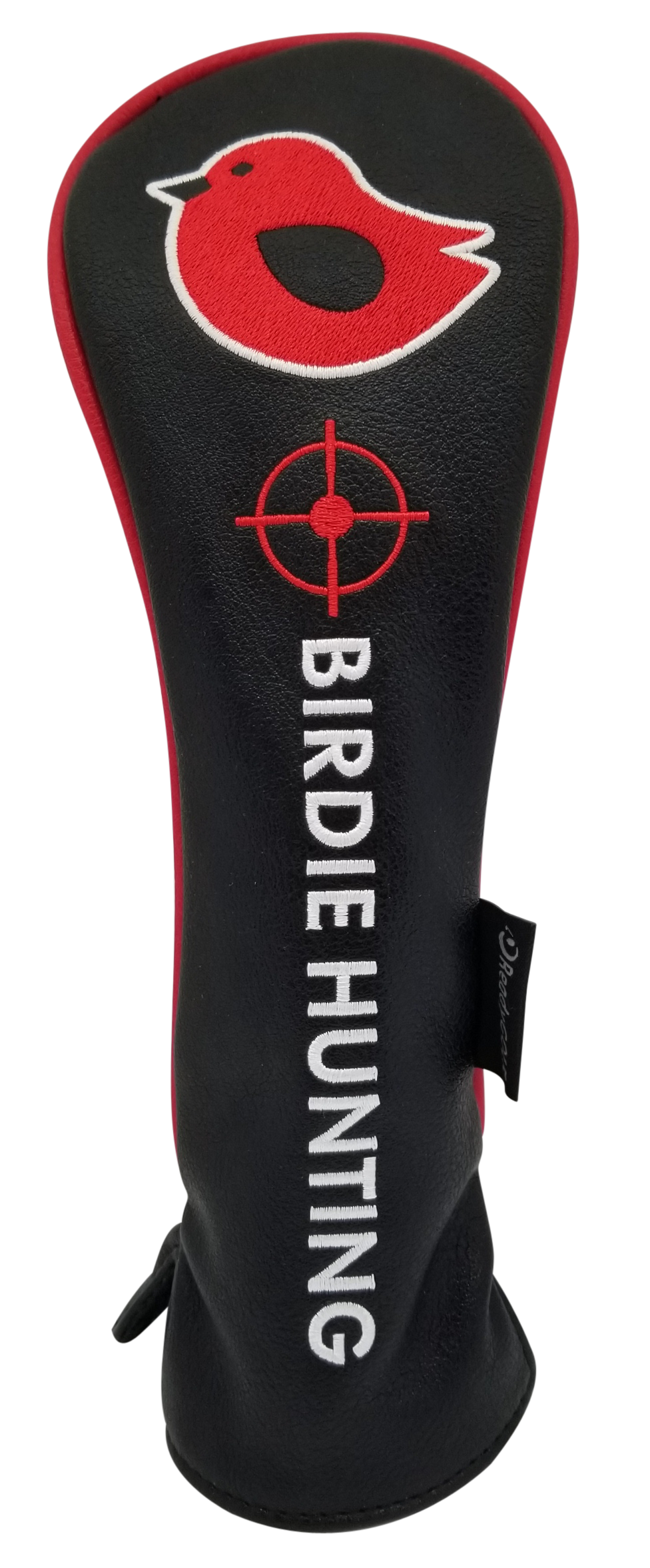 Birdie Hunting Embroidered Hybrid Headcover - Red by ReadyGOLF