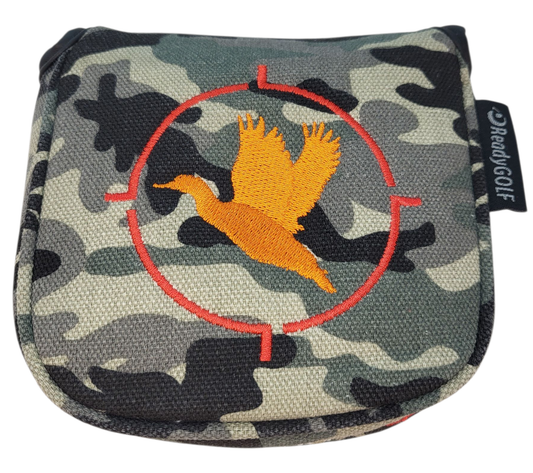 L.A.B. DF3 Embroidered Center-Shafted Putter Cover by ReadyGOLF - Birdie Hunting Camo
