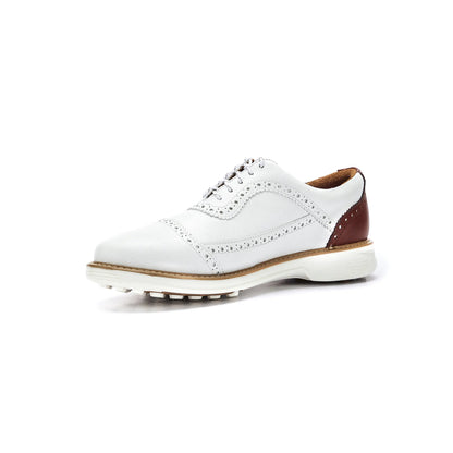 Legacy Hope Spikeless Golf Shoes White Honey