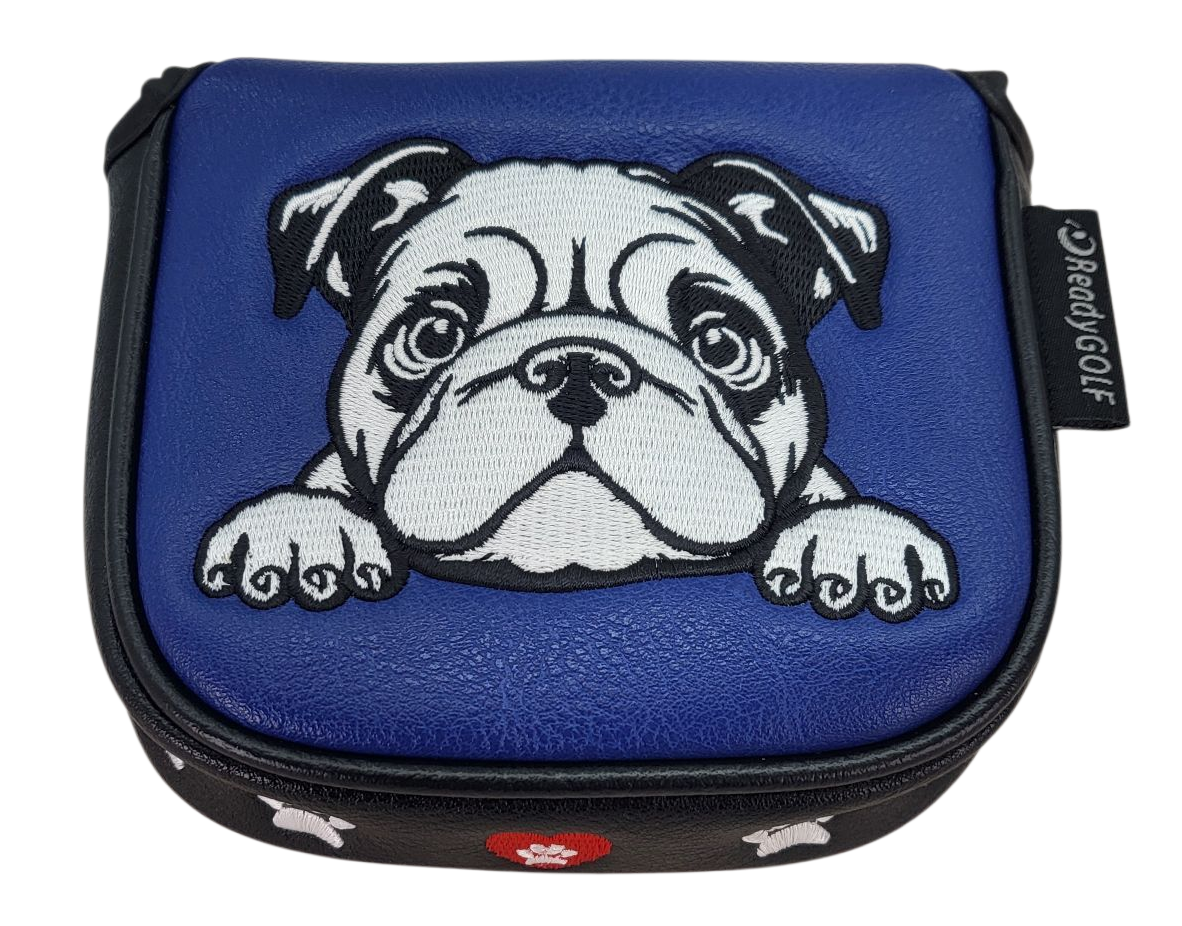 French Bulldog Embroidered Putter Cover by ReadyGOLF  -  Mallet