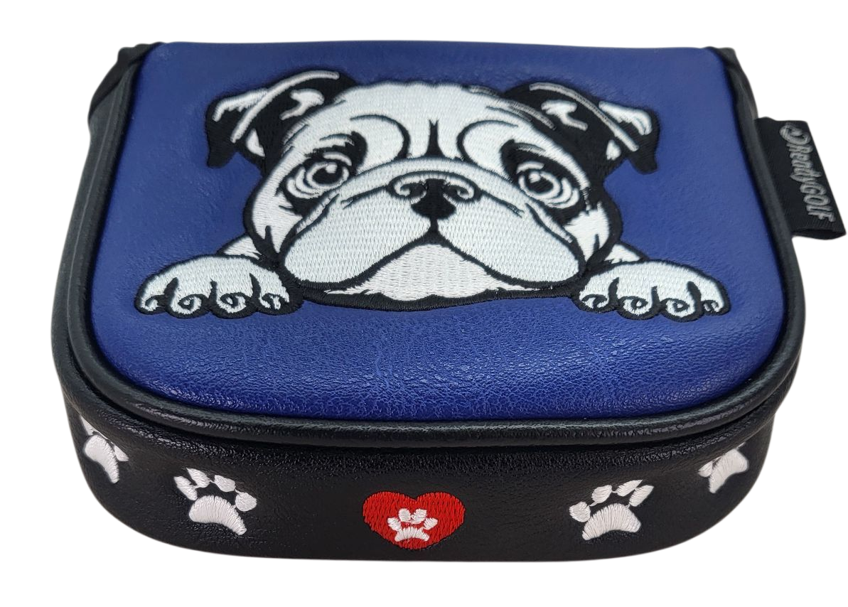 French Bulldog Embroidered Putter Cover by ReadyGOLF  -  Mallet