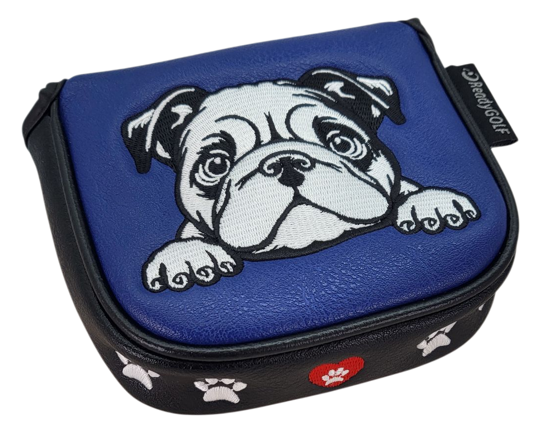 French Bulldog Embroidered Putter Cover by ReadyGOLF  -  Mallet