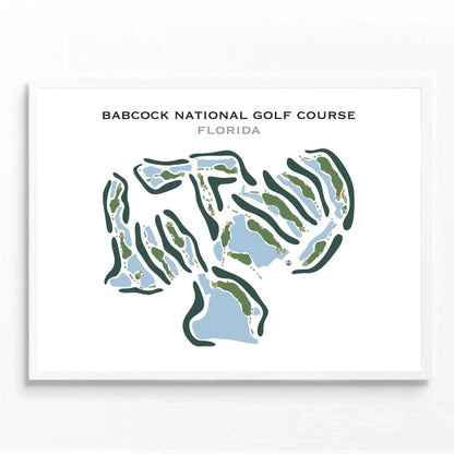 Babcock National Golf Course, Florida - Printed Golf Course
