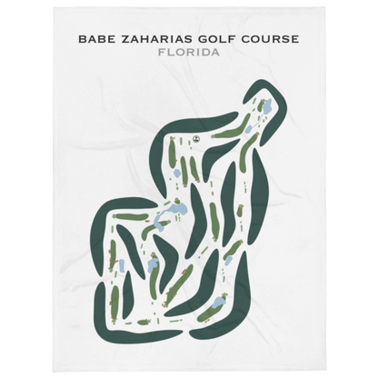 Babe Zaharias Golf Course, Florida - Printed Golf Courses