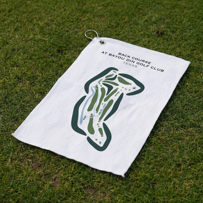 Back Course at Bayou Din Golf Club, Texas - Printed Golf Courses