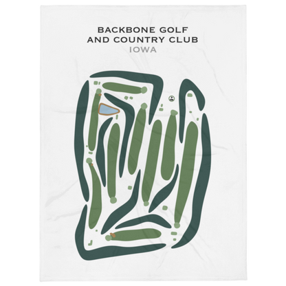 Backbone Golf & Country Club, Iowa - Printed Golf Courses