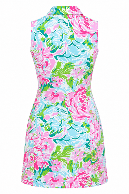 Birdies in Bloom Women’s Golf Dress | Sleeveless Performance Golf Dress