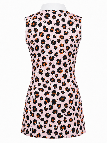 Rosé Roar™ Golf Dress | Sleeveless Performance Golf Dress