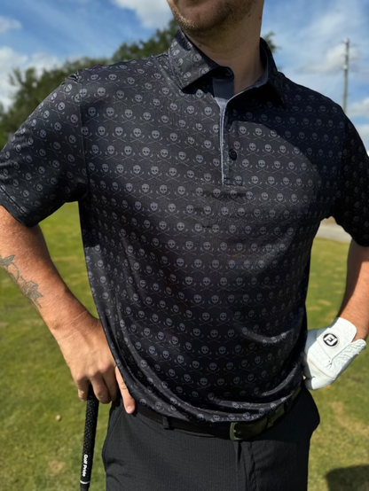 Bad Cards Performance Polo (Black)