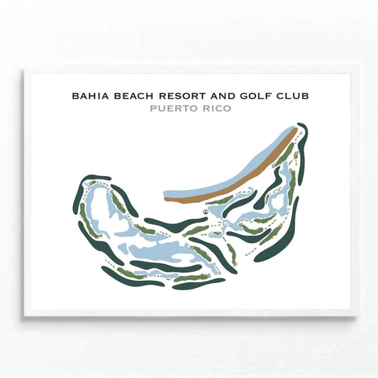 Bahia Beach Resort & Golf Club, Puerto Rico - Printed Golf Course