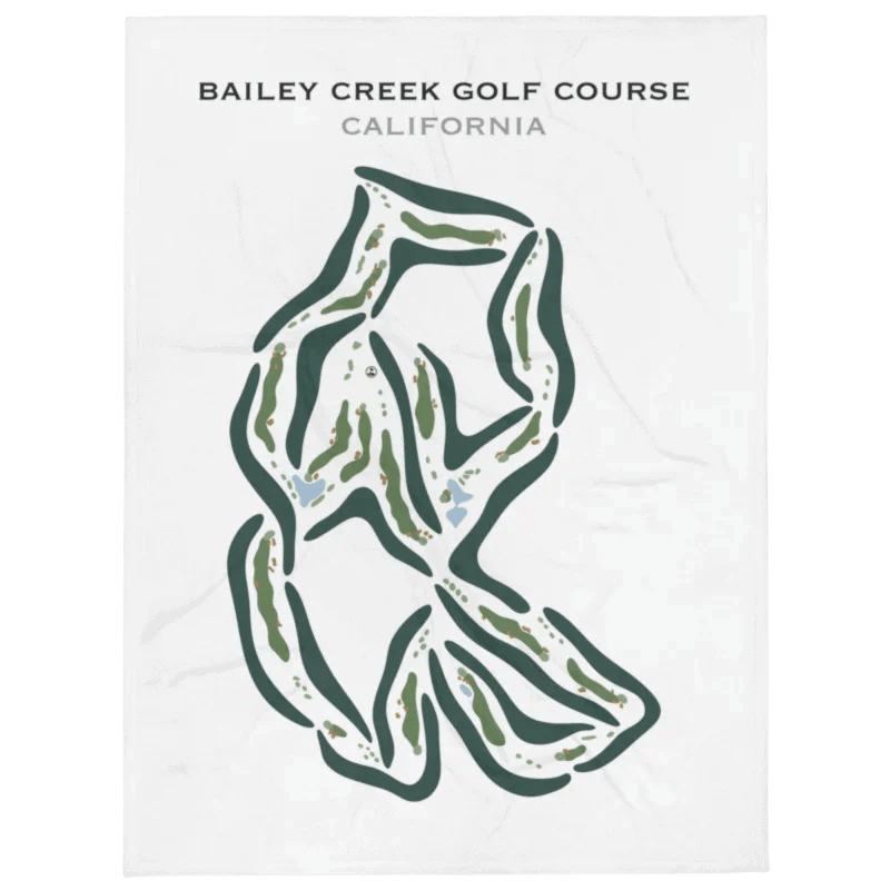 Bailey Creek Golf Course, California - Printed Golf Courses