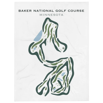 Baker National Golf Course, Minnesota - Printed Golf Courses