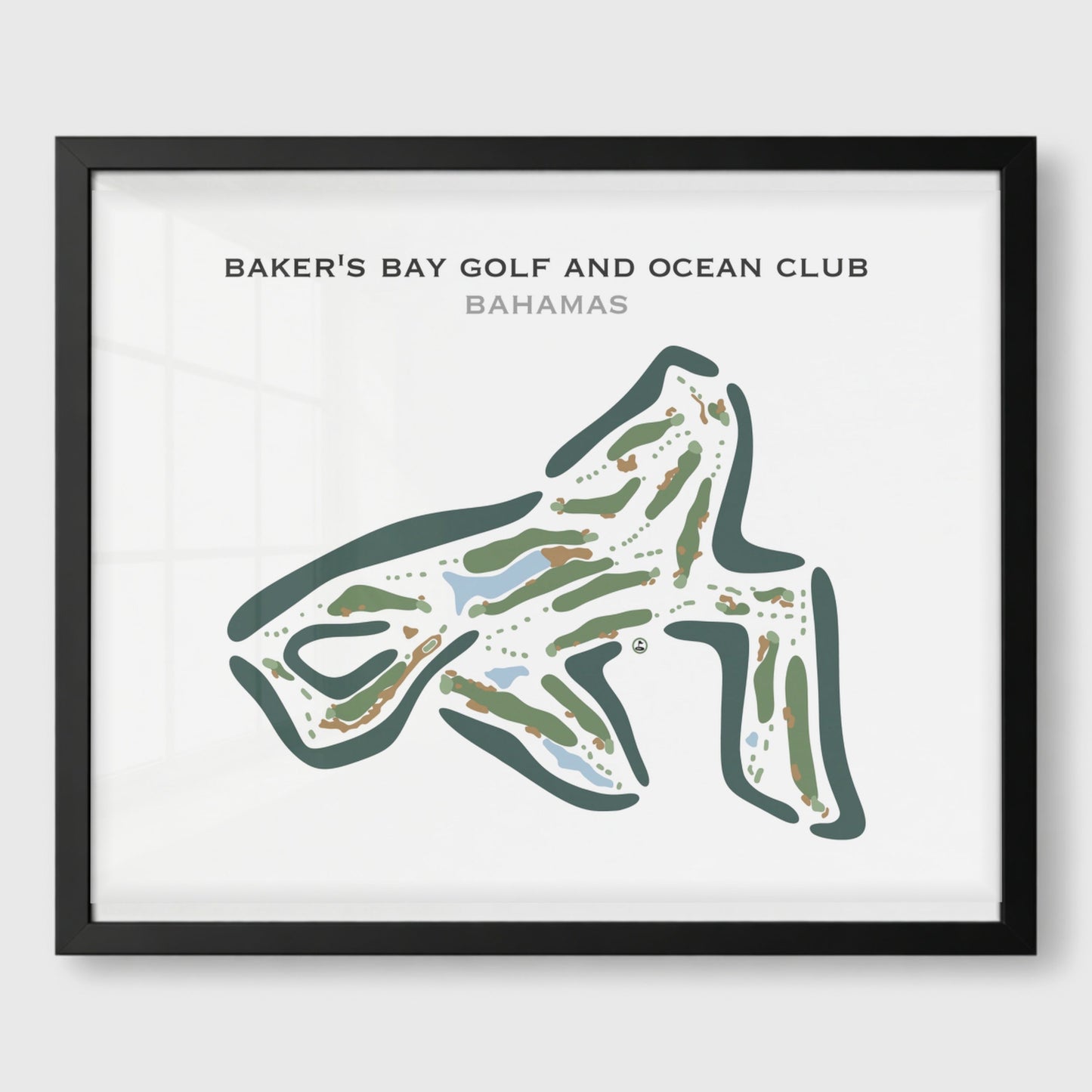 Bakers Bay Golf and Ocean Club, Bahamas - Printed Golf Courses