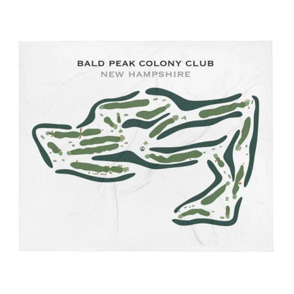 Bald Peak Colony Club, New Hampshire - Printed Golf Course