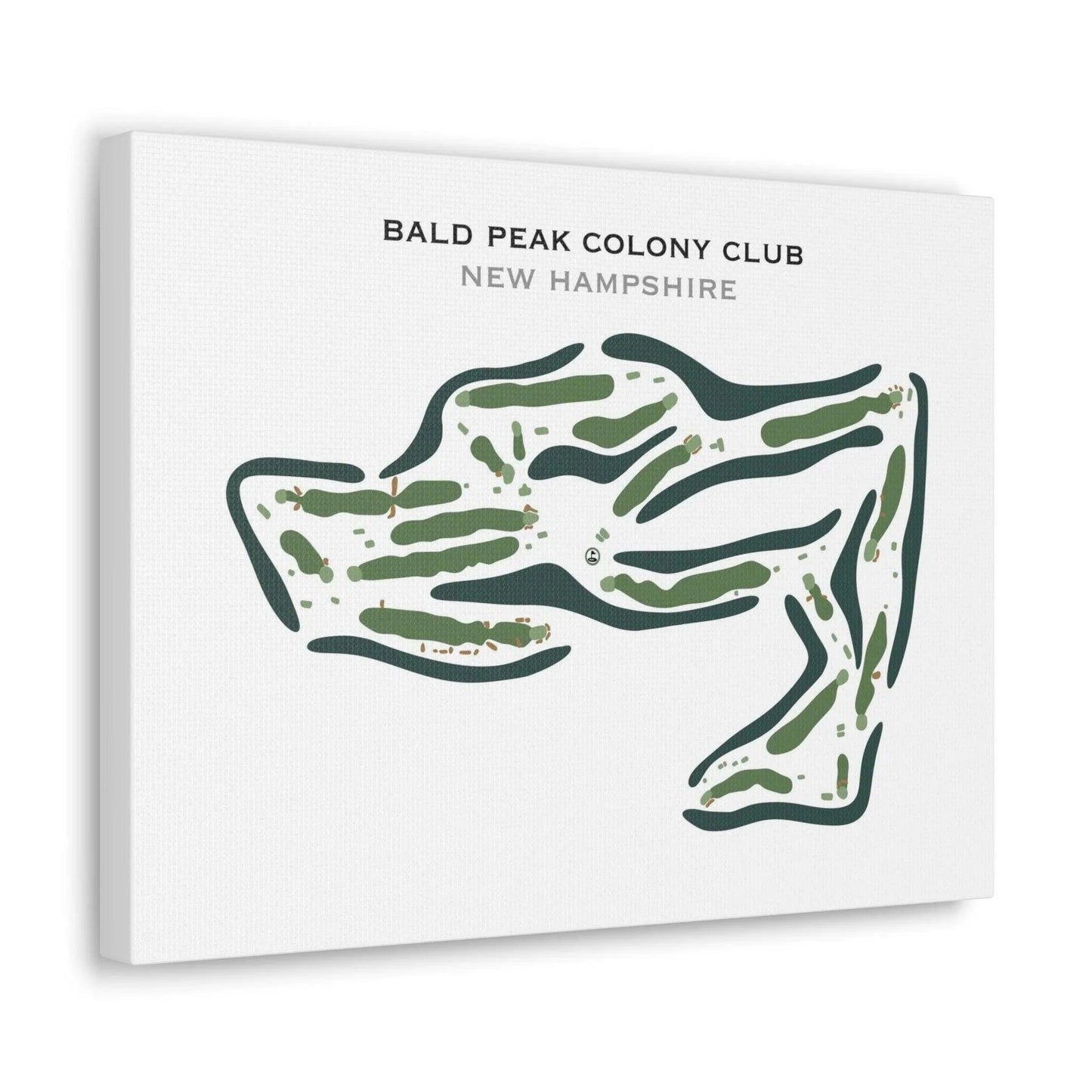 Bald Peak Colony Club, New Hampshire - Printed Golf Course